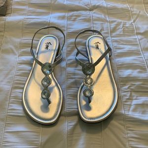 Silver Sandals